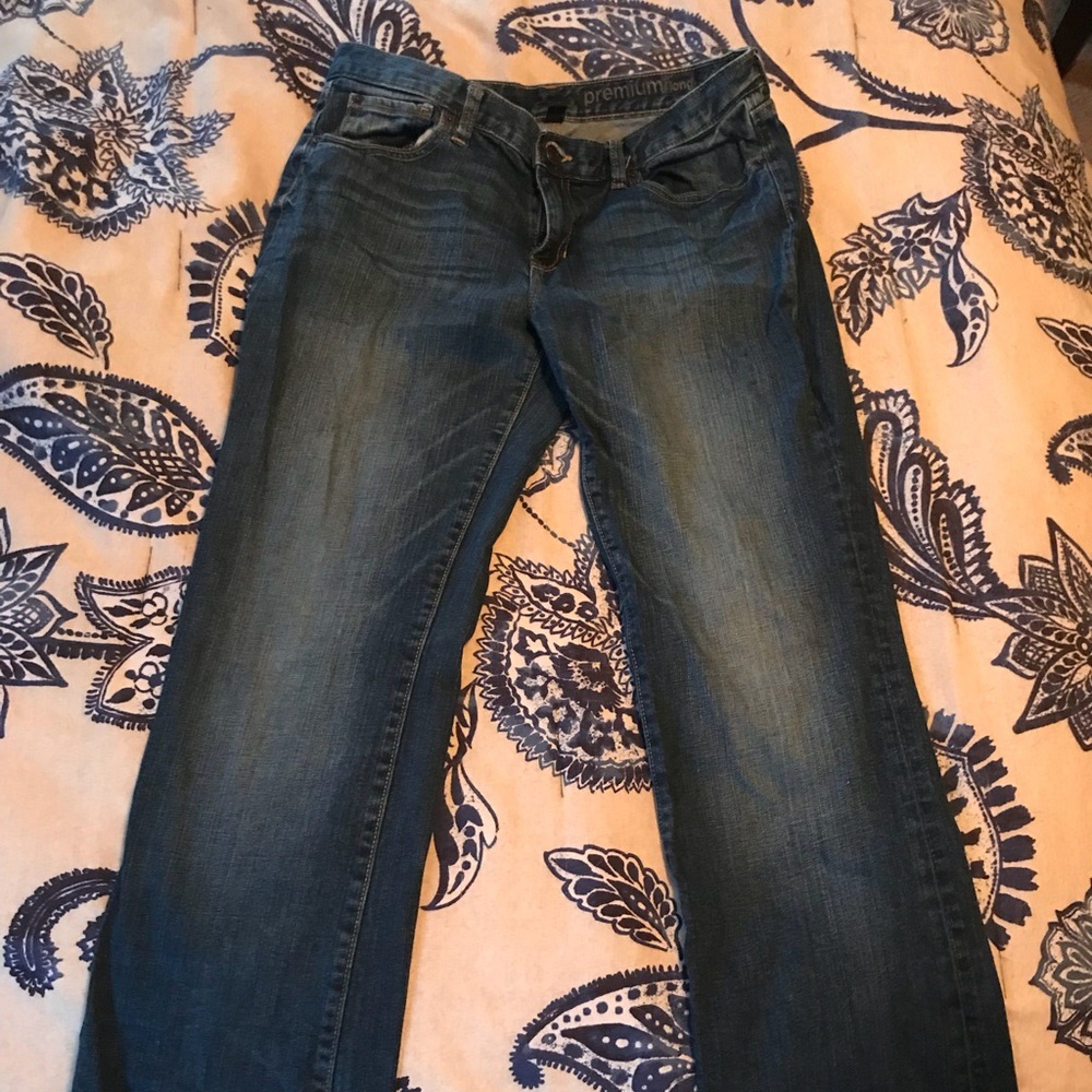 GAP Long & Lean Dark Wash Jeans- size 10L